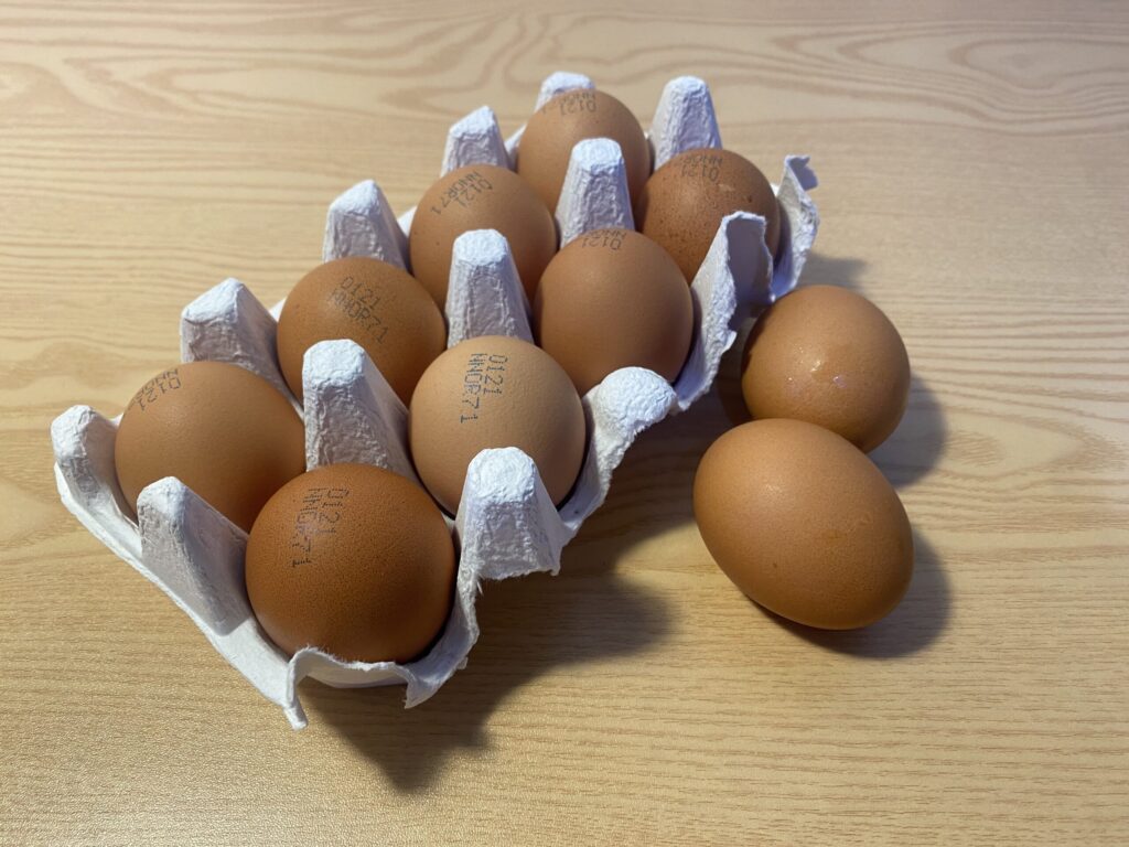 A comprehensive infographic showing 50 biohacking ingredients including kimchi, perilla oil, and germinated brown rice for the Bridget June brand.